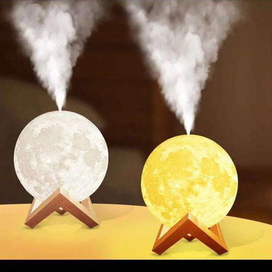 MOON LAMP HUMIDIFIER – ЛАМБА И НАВЛАЖНУВАЧ НА ВОЗДУХ ВО ЕДНО