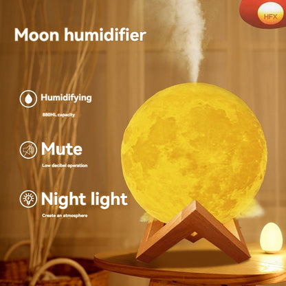 MOON LAMP HUMIDIFIER – ЛАМБА И НАВЛАЖНУВАЧ НА ВОЗДУХ ВО ЕДНО