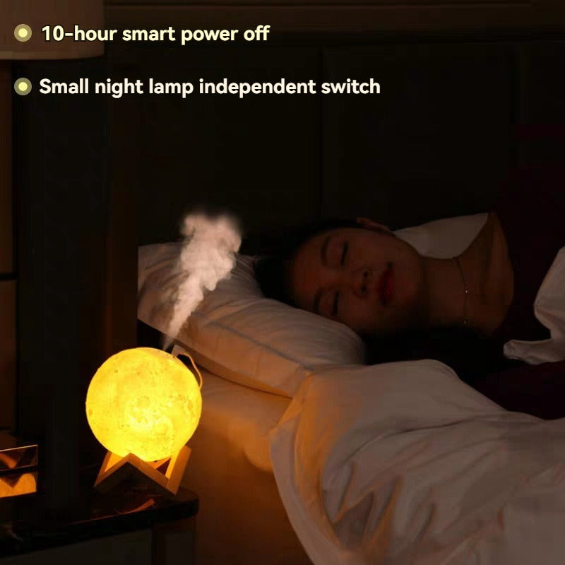 MOON LAMP HUMIDIFIER – ЛАМБА И НАВЛАЖНУВАЧ НА ВОЗДУХ ВО ЕДНО